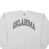 CHAMPION Mens Grey Oklahoma Crew Neck XL Cotton Blend Pullover Sweatshirt