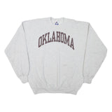 CHAMPION Mens Grey Oklahoma Crew Neck XL Cotton Blend Pullover Sweatshirt