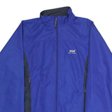 HELLY HANSEN Mens Blue & Black Lightweight Zip Jacket S Polyester Outdoor