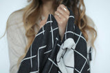 Grid Throw Blanket