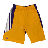 Los Angeles Lakers Adidas NBA Sport Shorts - Medium Yellow Polyester