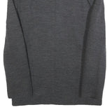 OLIVER STRELI Mens Grey Wool Button Jacket M Plain Stylish Modern Outerwear