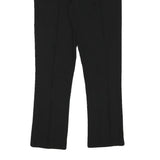 TED BAKER Womens Cotton Blend Black Slim Trousers W29 L28 Zip Closure