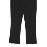 TED BAKER Womens Cotton Blend Black Slim Trousers W29 L28 Zip Closure