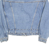 WRANGLER Womens Blue Denim Button Jacket M Cotton Blend Classic Fit Western