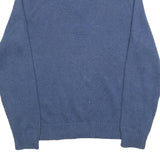 POLO RALPH LAUREN Mens Blue Plain Pullover Jumper Crew Neck Cotton M Classic