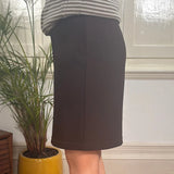 Talex Mini Skirt - 28W UK 8 Brown Polyester