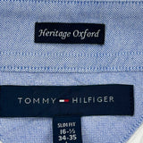 Tommy Hilfiger Slim Fit Shirt - Large White Cotton