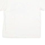 POLO RALPH LAUREN Mens White Blue Graphic T-Shirt L Short Sleeve Crew Neck