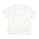 POLO RALPH LAUREN Mens White Blue Graphic T-Shirt L Short Sleeve Crew Neck