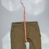 Carhartt Double Knee Carpenter Trousers - 38W 32L Khaki Cotton
