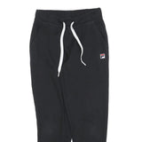 FILA Womens Joggers Black Slim Tapered S W24 L26 Cotton Blend Casual Sportswear
