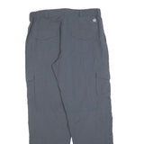 MAUL Mens Polyester Blend Grey Regular Cargo Trousers W32 L30 Functional Pockets