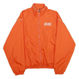 AUGUSTA SPORTSWEAR Mens Orange Zip Jacket XL Polyester Plain Lightweight Sports