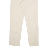 DOCKERS Mens Cotton Beige Regular Straight Trousers W32 L32 Classic Casual