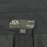 Oakley Chino Shorts - 32W 10L Black Cotton Blend