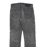 LEVI'S 505 Mens Jeans Grey Regular Straight Denim Medium W29 L32 Classic Fit
