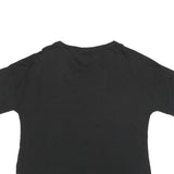 PUMA Womens Black Graphic T-Shirt XL Short Sleeve Round Neck Casual Floral Print