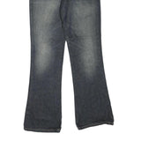 DIESEL Womens Regular Fit Wide-Leg Denim Dark Jeans W24 L28 Stylish Cotton Blend