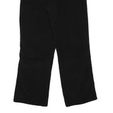 M DRESS Womens Cotton Blend Black Regular Straight Trousers W30 L28 Comfortable