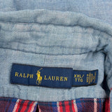 Ralph Lauren Shirt - 2XL Blue Cotton