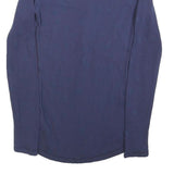 TOMMY HILFIGER Womens Blue Basic Top Long Sleeve V-Neck S Cotton Blend