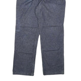 Mens Regular Fit Straight Blue Denim Cotton Blend Jeans W28 L28 Zip Closure