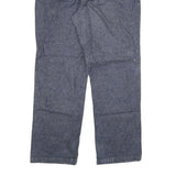 Mens Regular Fit Straight Blue Denim Cotton Blend Jeans W28 L28 Zip Closure