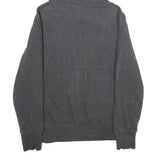 PUMA Womens Grey Hoodie UK 14 Cotton Blend Pullover Hooded Sweatshirt