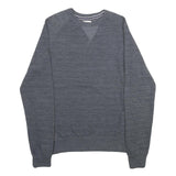 CHAMPION Mens Grey Crew Neck S Cotton Blend Pullover Sweatshirt Casual