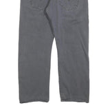 LEVI'S Mens Cotton Blend Grey Regular Straight Trousers W31 L24 Classic Casual