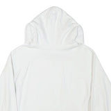 LEVI'S Mens White Hoodie M Cotton Blend Pullover Hooded Sweatshirt