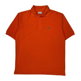 Lacoste Polo Shirt - 2XL Orange Cotton