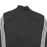 ADIDAS Womens Black & White Track Jacket XL Polyester Blend Zip Casual
