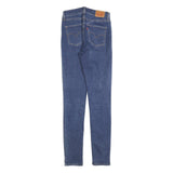 LEVI'S 721 Womens Jeans Blue Slim Skinny Denim Medium W28 L32 Zip Closure