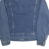 LEE Mens Blue Denim Jacket XS Cotton Classic Button Closure Casual Wear