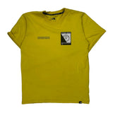 Steep Tech The North Face Graphic T-Shirt - Medium Yellow Cotton