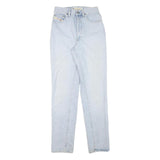 DIESEL Womens Slim Fit Light Blue Denim Jeans W26 L31 Cotton Blend Zip