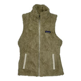 Patagonia Fleece Vest - XS Beige Polyester