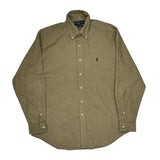 Blake Ralph Lauren Shirt - Large Khaki Cotton