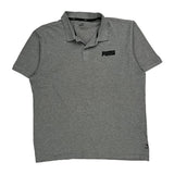 Puma Polo Shirt - Large Grey Cotton