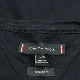 Tommy Hilfiger T-Shirt - Large Navy Cotton