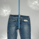 True Religion Skinny Jeans - 32W UK 10 Blue Denim