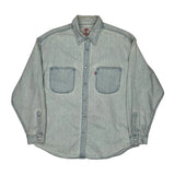 Levis Denim Shirt - Large Light Wash Cotton