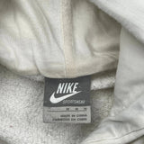 Manchester United Nike Football Hoodie - Medium White Cotton