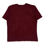 Carhartt T-Shirt - Large Burgundy Cotton