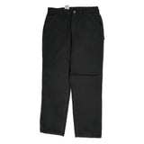 Original Dungaree Fit Carhartt Carpenter Trousers - 36W 34L Black Cotton