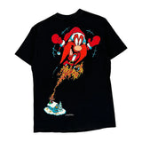 Looney Tunes Tee Jays Single Stitch T-Shirt - Medium Black Cotton