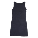 BARBOUR Womens Navy Cotton Shift Sleeveless Dress UK 8 Casual Summer Layering
