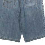 US CLASSIC Mens Denim Blue Casual Shorts M W32 Cotton Blend Comfortable Fit